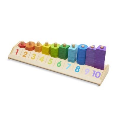 באבי, משחק לילדים ללמוד מספרים. משחק מעץ, מבית מליסה ודאג